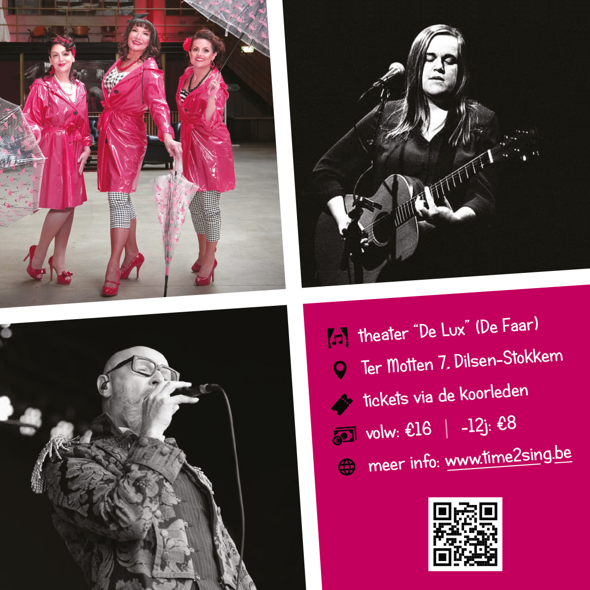 Flyer concert 'Time2sing and friends'